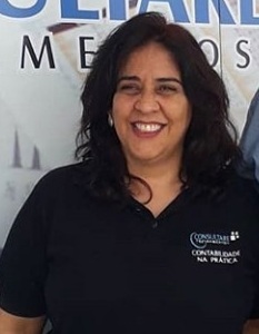 Contadora e gestora de negócios, Patrícia Sales.